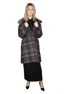 Ottodame Plaid Coat - AU10 - RRP:$572