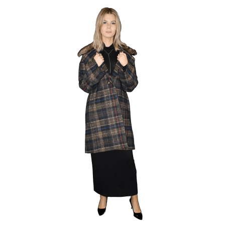 Ottodame Plaid Coat - AU10 - RRP:$572