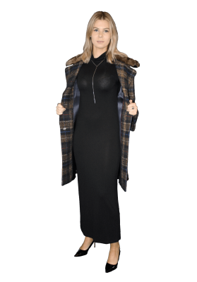 Ottodame Plaid Coat - AU10 - RRP:$572