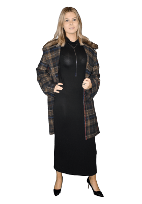 Ottodame Plaid Coat - AU10 - RRP:$572