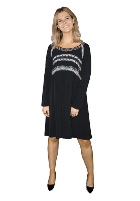 Stella Forest - Boho Black Dress - AU10 - RRP:$485