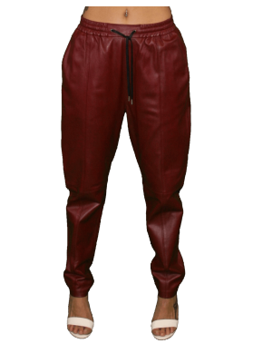 Custommade - Leather Pants- Red - AU10 - RRP:$910