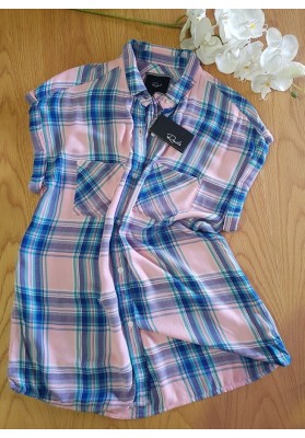 RAILS Britt - Bubblegum Check Shirt (Sleeveless) - RRP:$270