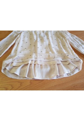 Stella Forest Cream Top with Metallic Embellishments -S:AU10 - RRP$310