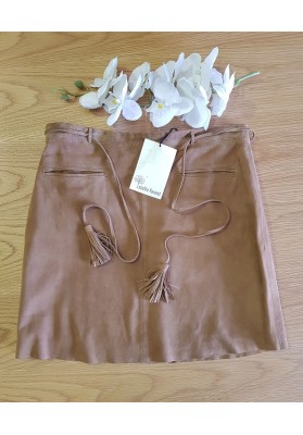 Stella Forest - Suede Skirt (Mini) Camel -S:AU10 - RRP$370