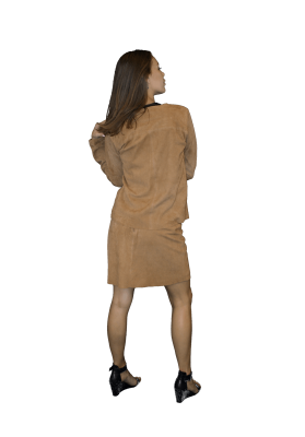 Stella Forest - Suede Skirt (Mini) Camel -S:AU10 - RRP$370