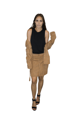 Stella Forest - Suede Skirt (Mini) Camel -S:AU10 - RRP$370