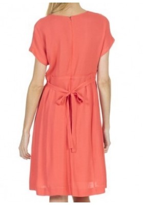 Stella Forest - Empire-line fluid dress Orange - SZ:AU10 - RRP:$220