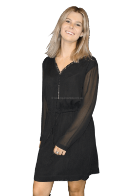 Stella Forest - Black Dress - Long sleeve - SZ:AU10 - RRP:$470