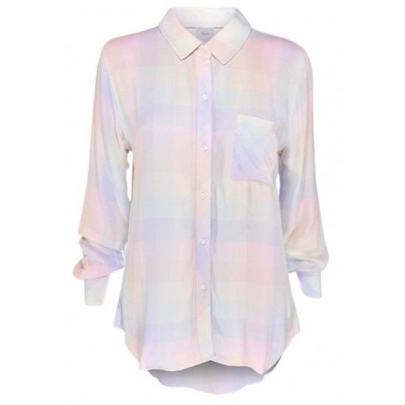 RAILS Hunter - Sherbet Rainbow Check Shirt (Long Sleeve)