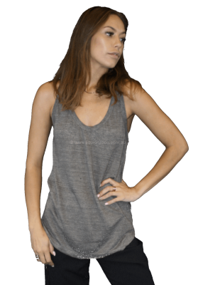 NUE 19.04 - Buddy KAKI Tank Top -SZ: AU8 RRP:$225