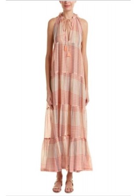 Christophe Sauvat - Check LaiLai Maxi Dress- Multi Sizes - RRP:$420