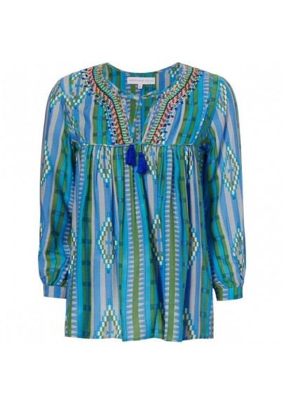 Christophe Sauvat - Miami Blouse/ Top-- sz14 - RRP:$299