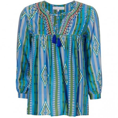 Christophe Sauvat - Miami Blouse/ Top-- sz14 - RRP:$299