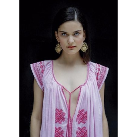 Christophe Sauvat -  Bolshoi Pink and white Dress- Multi Sizes - RRP:$320