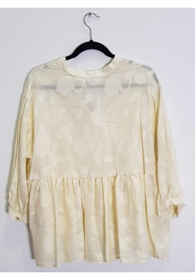 Ottod'Ame Blouse - PVY-DC3730 - Vaniglia - AU12-S - RRP$315