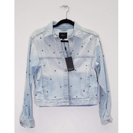 RAILS Rylan-Light Wash Studded Jacket AU10 RRP$512