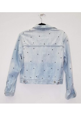 RAILS Rylan-Light Wash Studded Jacket AU10 RRP$512