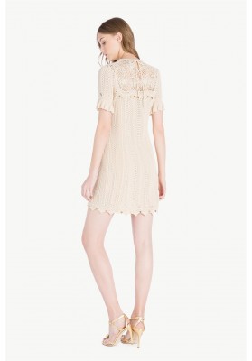 Twinset Knit Dress - Beige - AU10 RRP$565