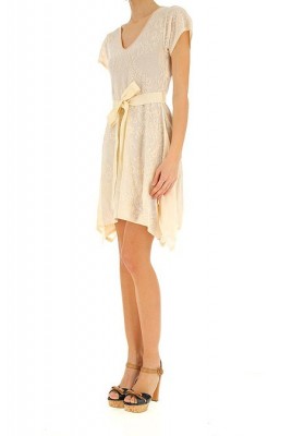 Twinset Knit Dress - Beige - AU10 RRP$535